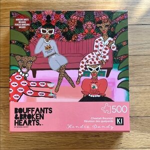 Bouffants & Broken Hearts Cheetah Reunion Puzzle - 500 Pieces